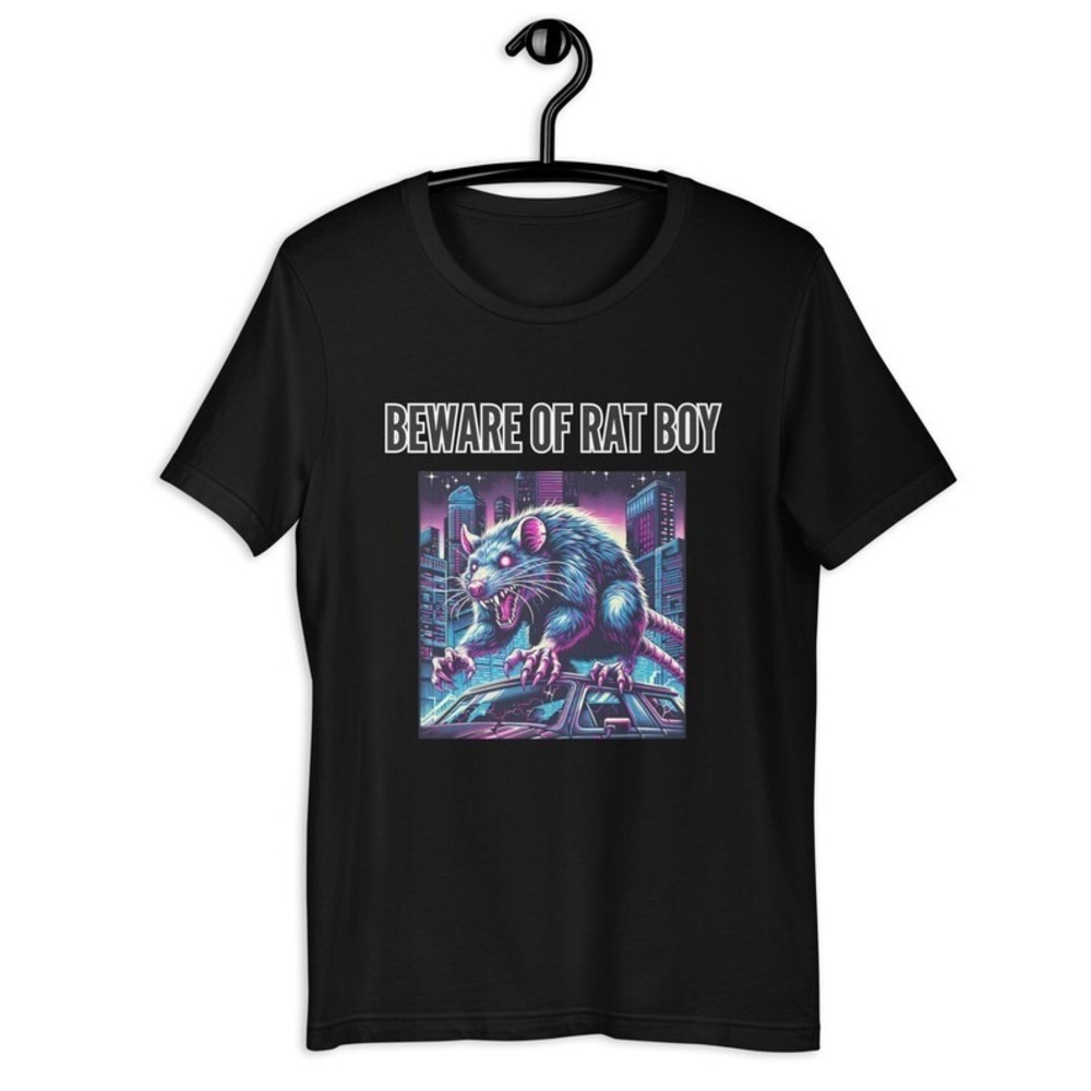 Beware Of Rat Boy Black Shirt